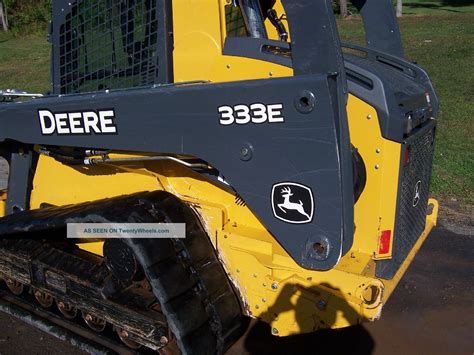 333e john deere skid steer|john deere 333e track size.